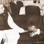 Prime Minister Bangabandhu Sheikh Mujibur Rahman with Senegalese President Léopold Sédar Senghor, May, 1974
