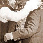 Bangabandhu Sheikh Mujibur Rahman embracing Anwar el-Sadat, the President of Egypt 1973